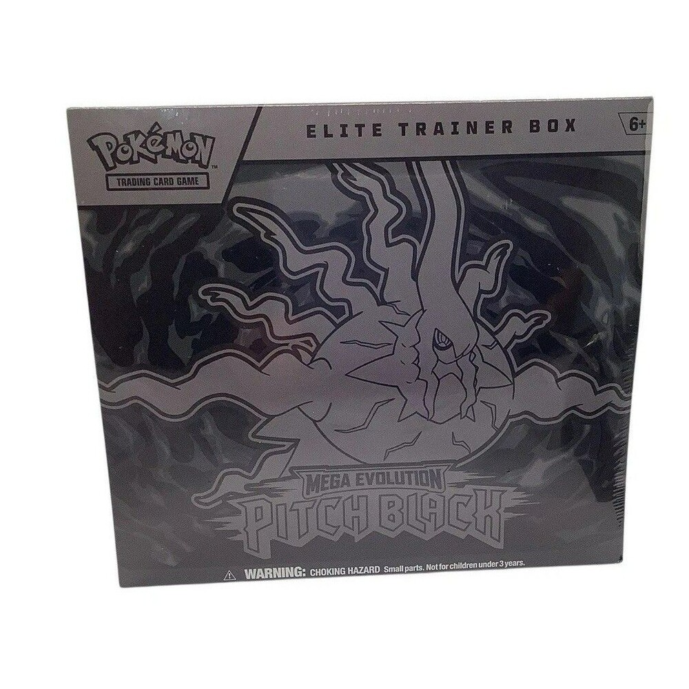 Pokemon Mega Evolution Pitch Black Elite Trainer Box Factory Sealed